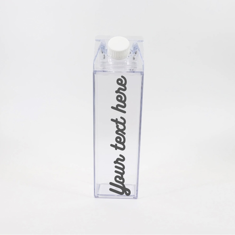“Milk Carton” Water bottle ✨ personalized ✨